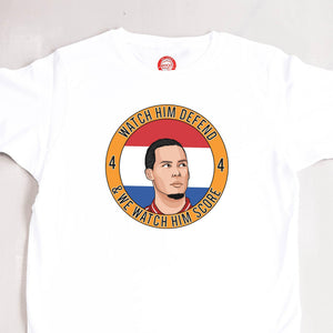 Van Dijk Watch Song Liverpool T-Shirt-Kop Clobber